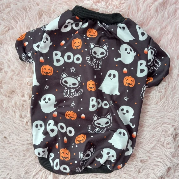 LAST 1! Dog/cat sweater, 2 sizes! Cute Halloween graphics! Nwot - Picture 2 of 11